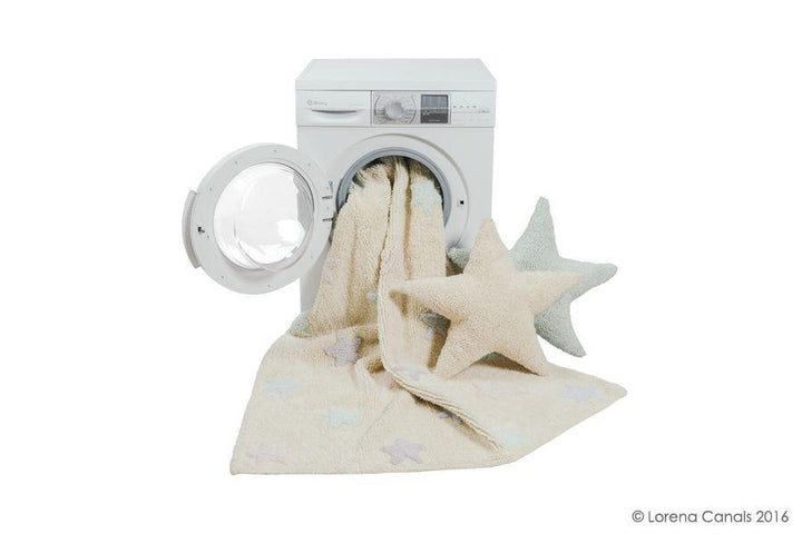 Star Cushion in Soft Mint design by Lorena Canals