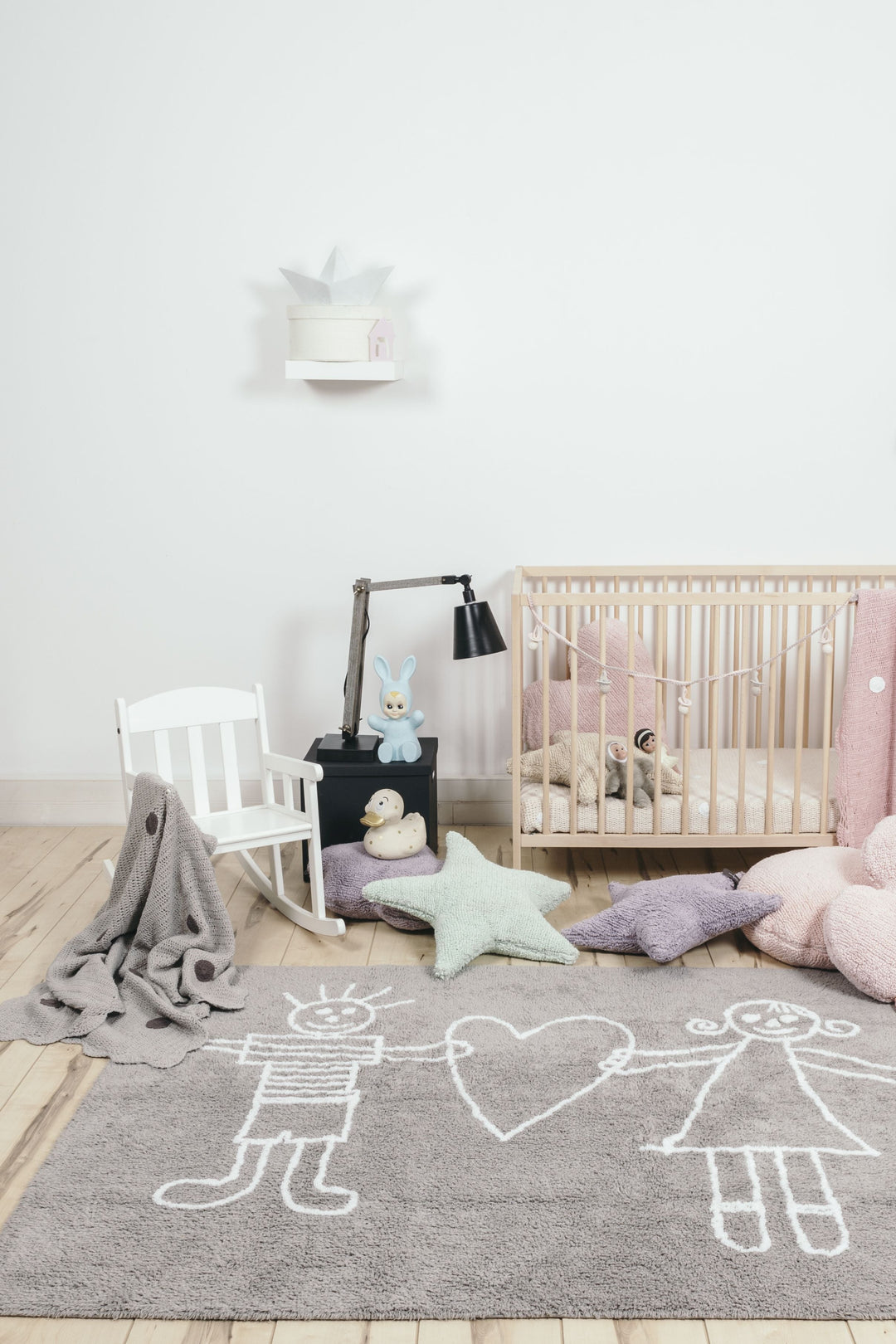 Star Cushion in Soft Mint design by Lorena Canals