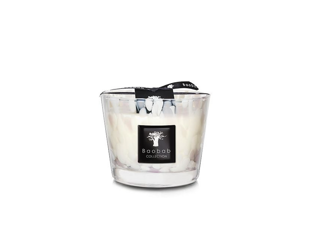 white pearls candles by baobab collection 1