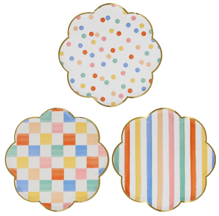 colorful pattern partyware by meri meri mm 267286 5