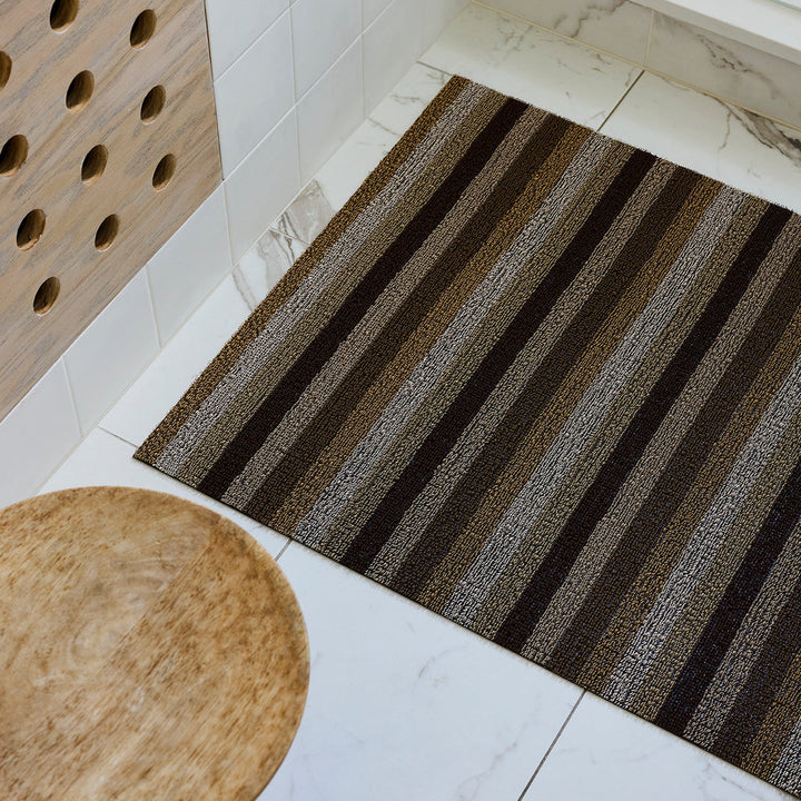 Even Stripe Mocha Shag Chilewich Chw 200128 004 4