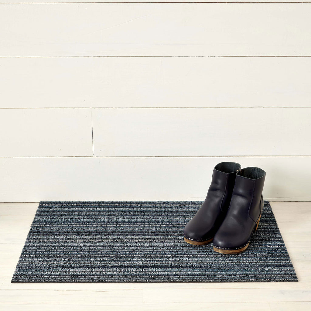Skinny Stripe Blue Shag Chilewich Chw 200134 017 2