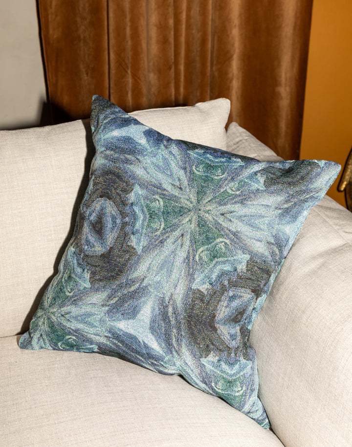 Faded Woven Throw Pillow