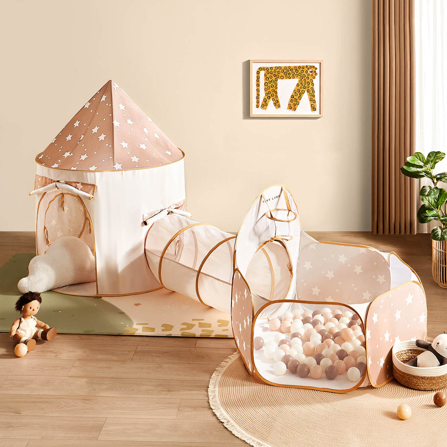 Tiny Land® Compact Adventure 3 In 1 Play Tunnel With No Balls 1