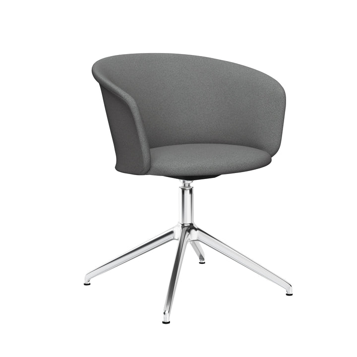 Kendo Grey Swivel Chair 4 Star Return Hem 30971 2