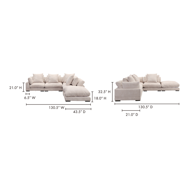 tumble dream modular sectional charcoal by bd la mhc ub 1015 25 5