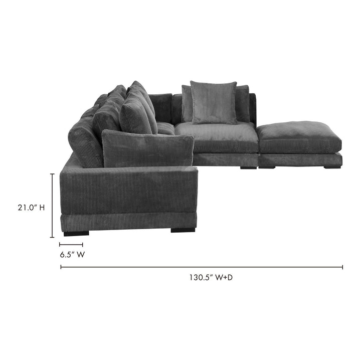 Tumble Dream Modular Sectional Charcoal 4