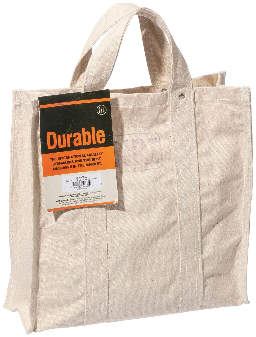 Labour Tote Bag Small Off White Design By Puebco 3