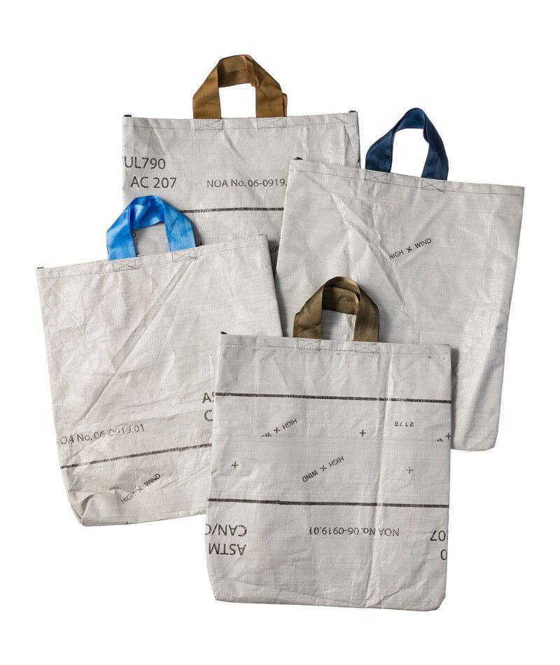 Recycled Tarp Tote Bag Large Design By Puebco 2