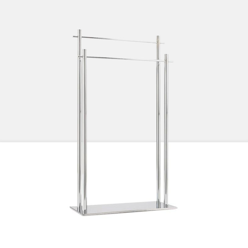 vero chrome 2 tier towel stand by torre tagus 1