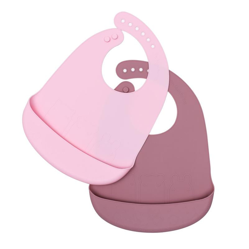 Catchie Bib Dusty Rose Powder Pink By We Might Be Tiny 1