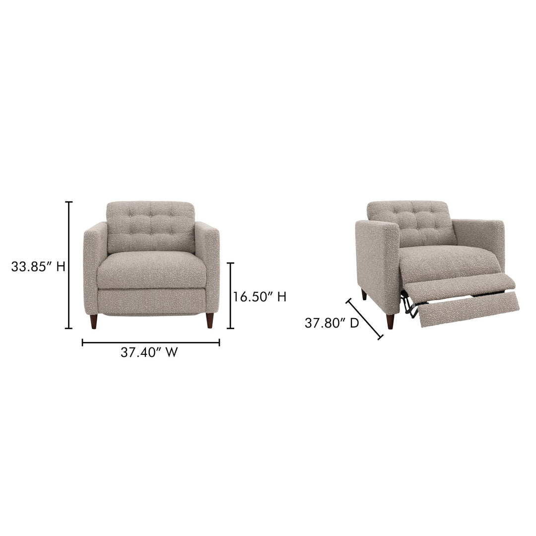 Bridgers Power Recliner Chair Moes Home Collection Mhc Xq 1010 40 12