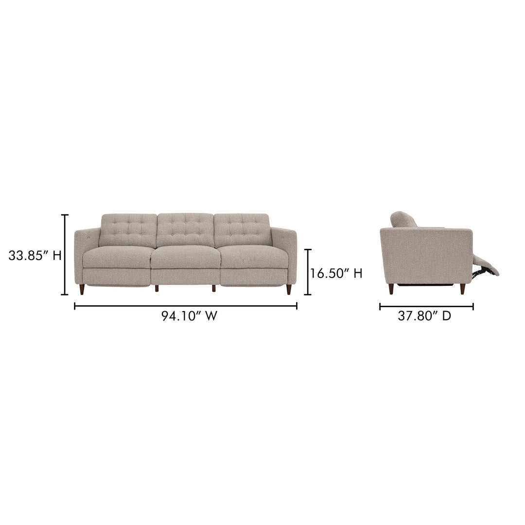 Bridgers Power Recliner Sofa Moes Home Collection Mhc Xq 1011 40 14