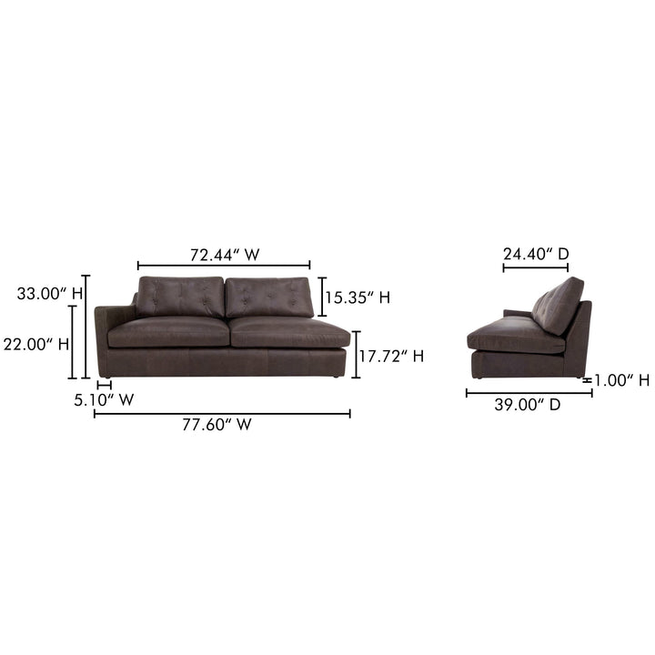 Thurlow Facing Sofa Moes Home Collection Mhc Xq 1016 20 9