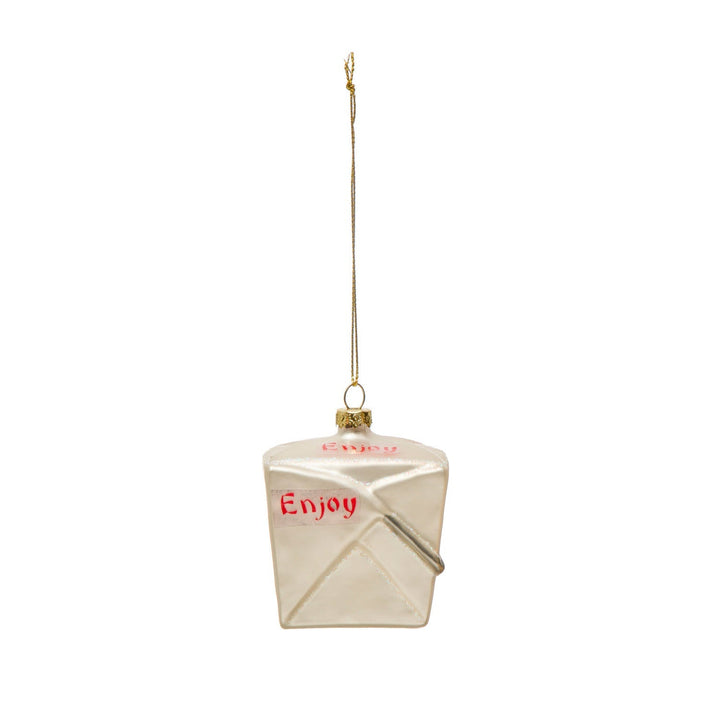 Take Out Box "Enjoy" Ornament