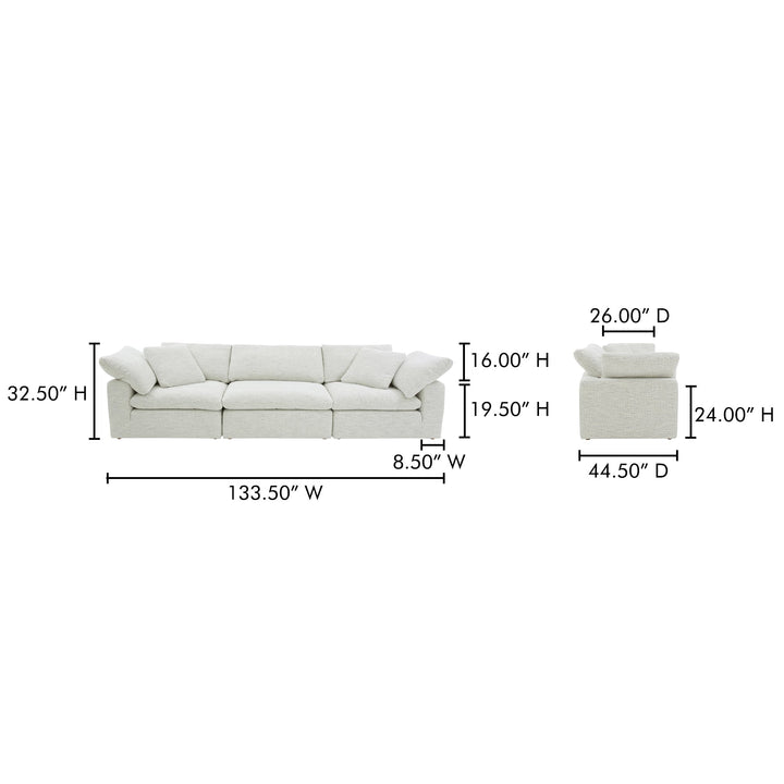 Clay Modular Sofa Moes Home Collection Mhc Yj 1026 49 28