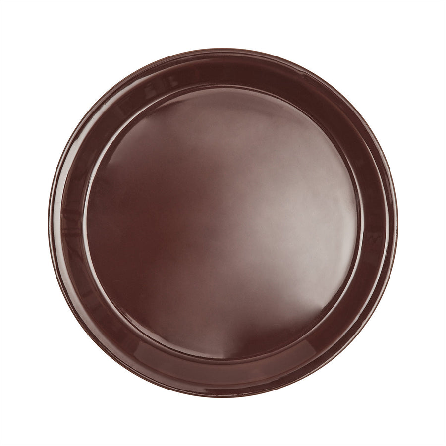 yuka lunch plate set of 2 in dark terracotta 1