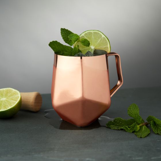 faceted moscow mule mug 5