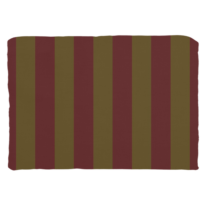 Olive Stripe Throw Pillow