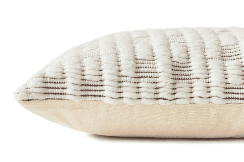 Hand Woven Ivory / Coffee Pillow Alternate Image 1