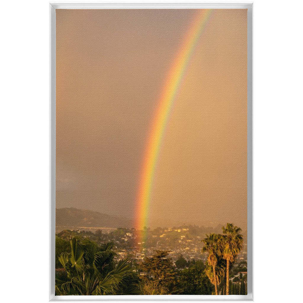 Rainbow 2 Framed Stretched Canvas