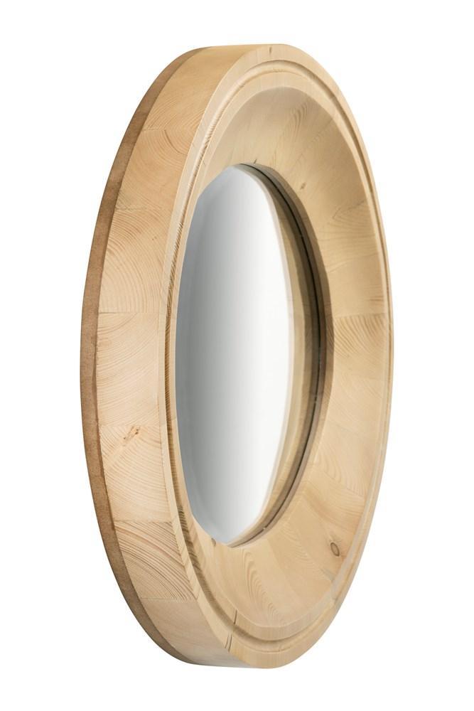 Oval Wood Framed Mirror 5