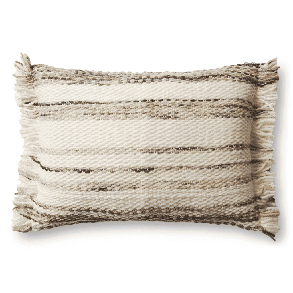 Hand Woven Natural / Multi Pillow Flatshot Image 1