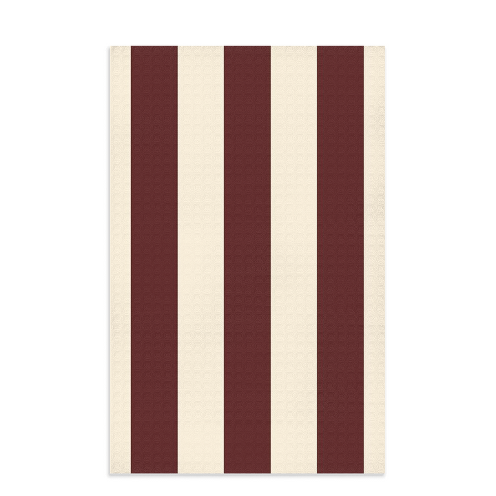 Red Stripe Dish Towel 1