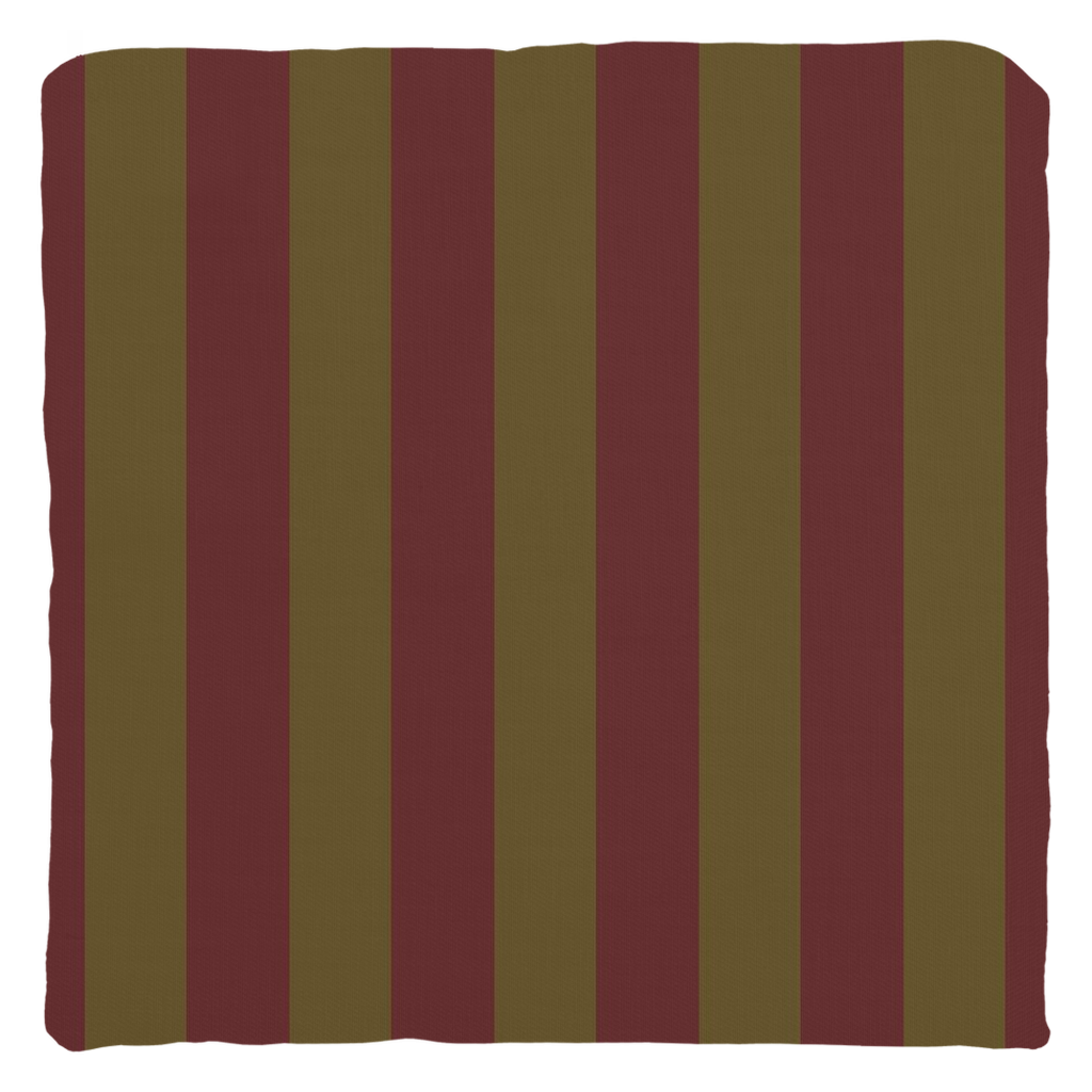 Olive Stripe Throw Pillow