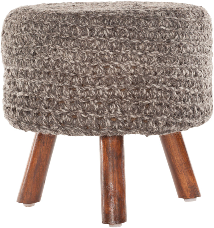 Ida Handmade Contemporary Wool Stool Chandra Rugs Ida40400 Stool 2