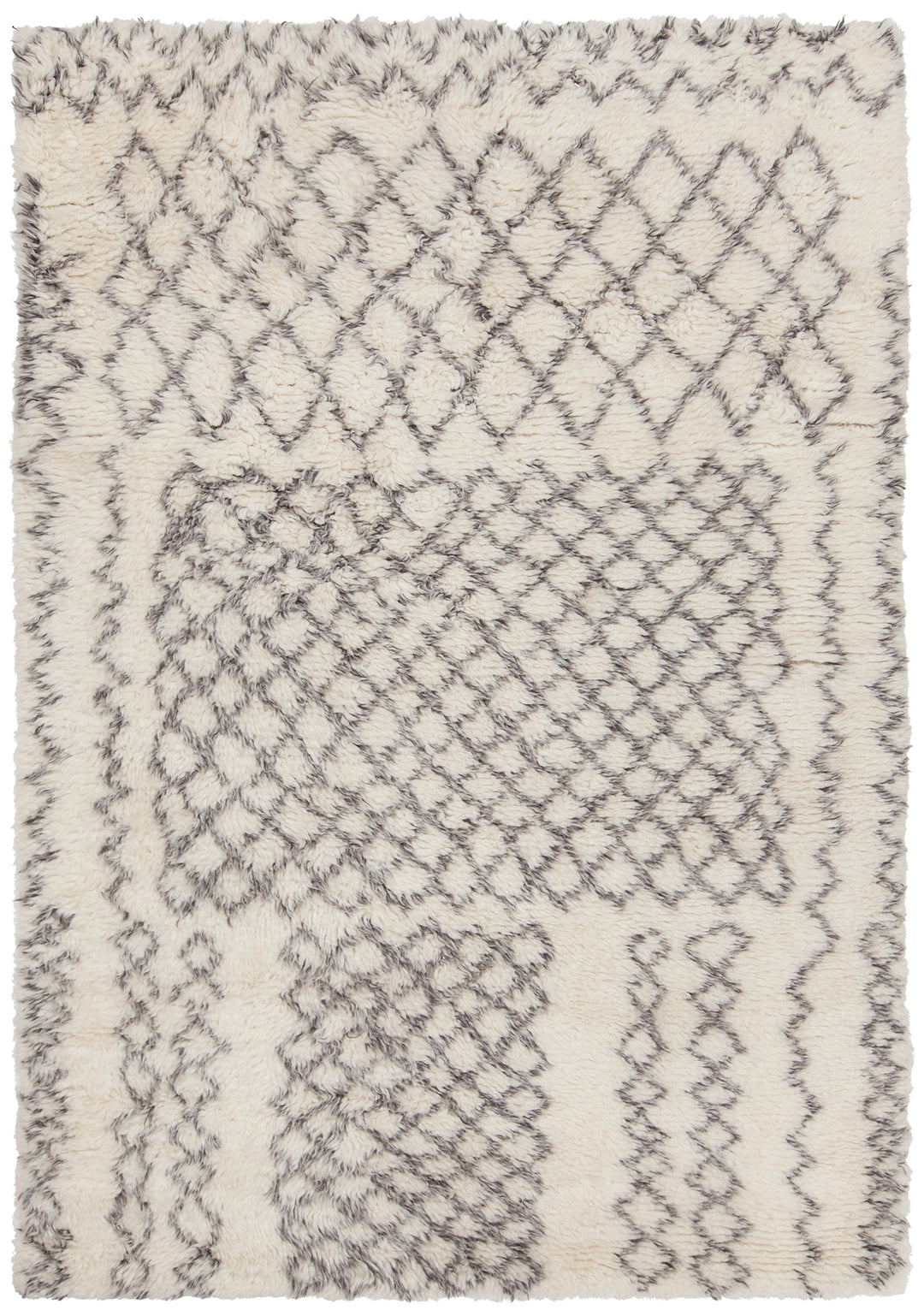 Jeri Hand Knotted Contemporary Shag Jer 44300 Rug Chandra Rugs 1