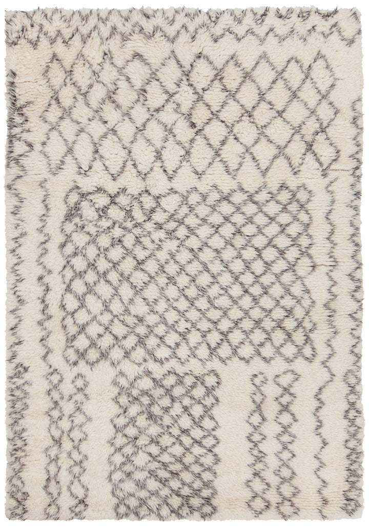 Jeri Hand Knotted Contemporary Shag Jer 44300 Rug Chandra Rugs 1