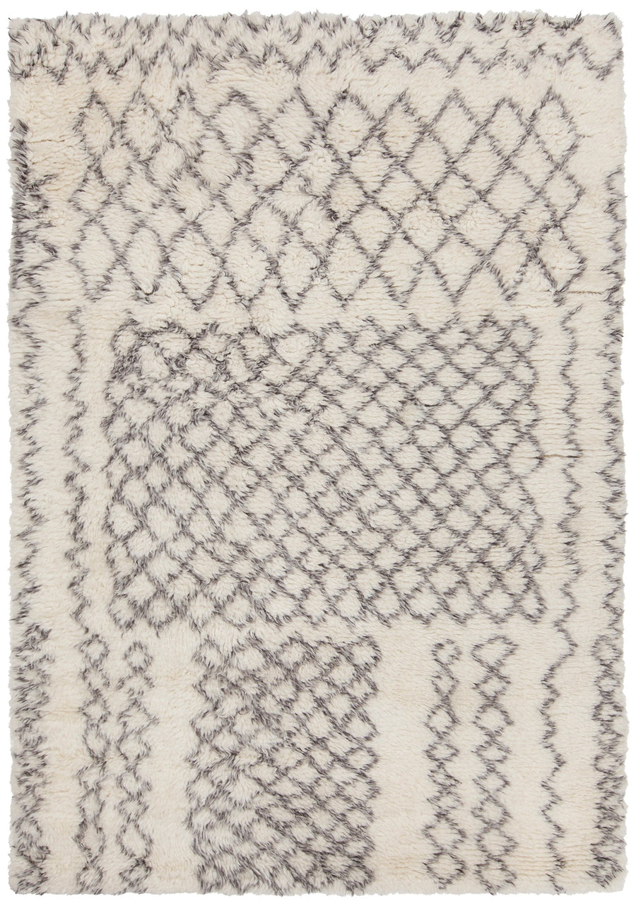 Jeri Hand Knotted Contemporary Shag Jer 44300 Rug Chandra Rugs 1