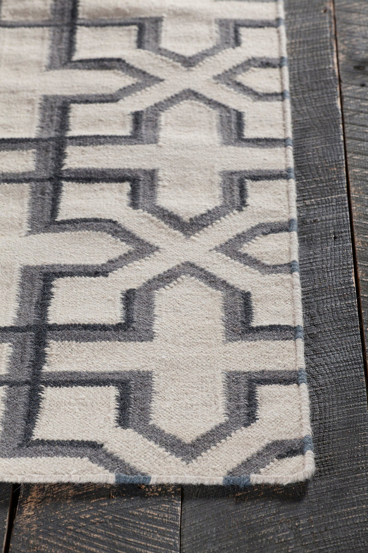 Lima Hand Woven Flatweave Reversible Wool Cotton Lim 25740 Rug Chandra Rugs 4