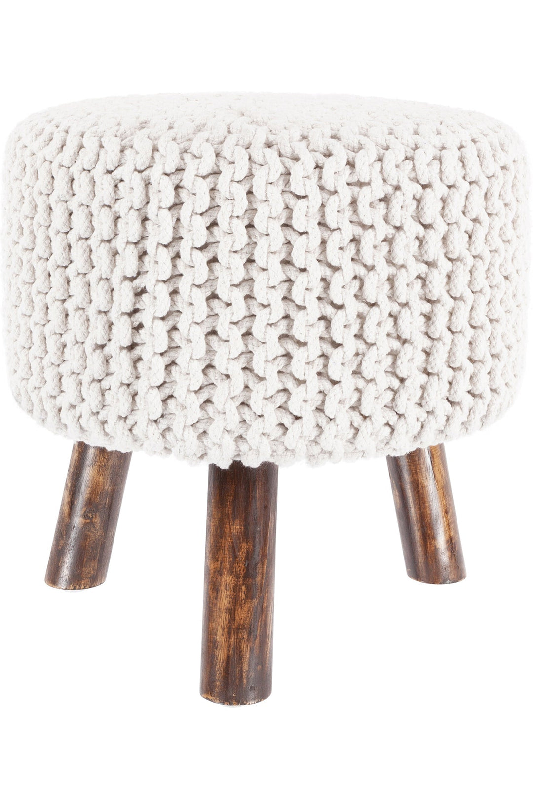 Ida Handmade Contemporary Wool Cotton Chandra Rugs Ida40405 Stool 2