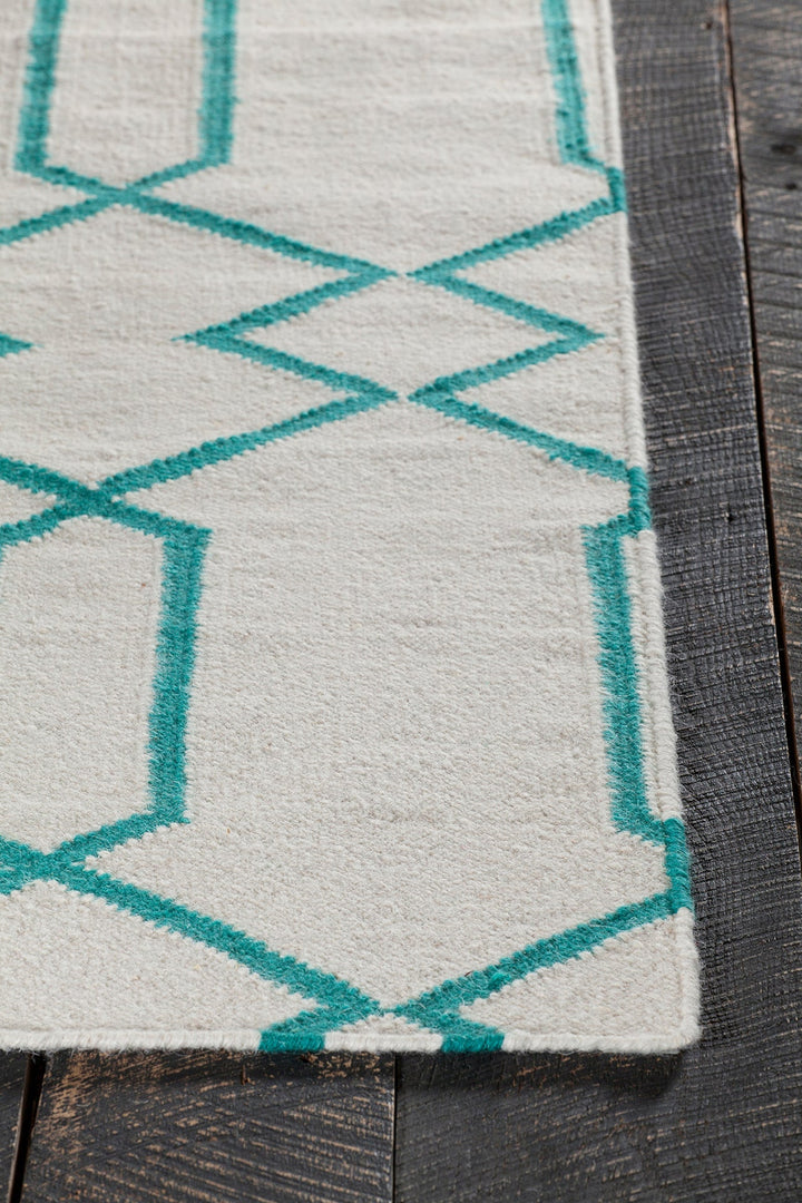 Lima Hand Woven Flatweave Reversible Wool Cotton Lim 25713 Rug Chandra Rugs 4