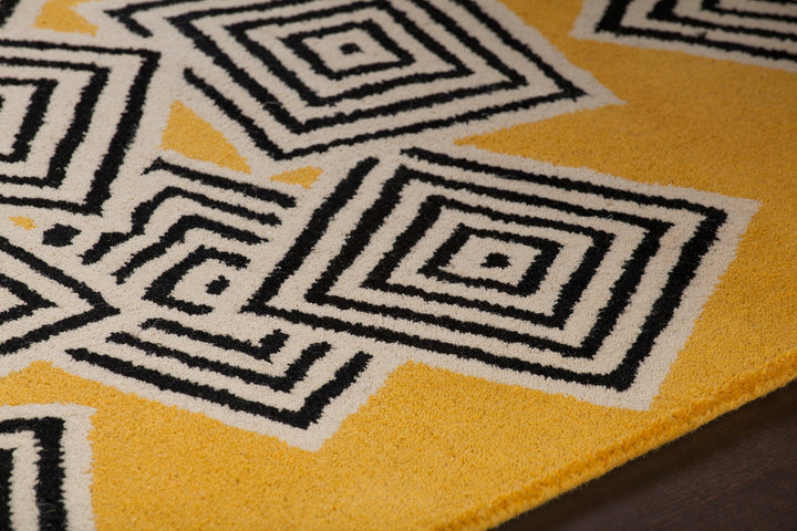 Stella Hand Tufted Contemporary Wool Ste 52215 Rug Chandra Rugs 3