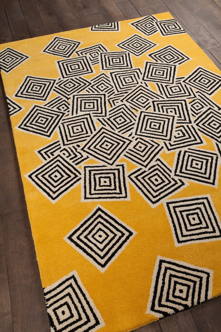 Stella Hand Tufted Contemporary Wool Ste 52215 Rug Chandra Rugs 5