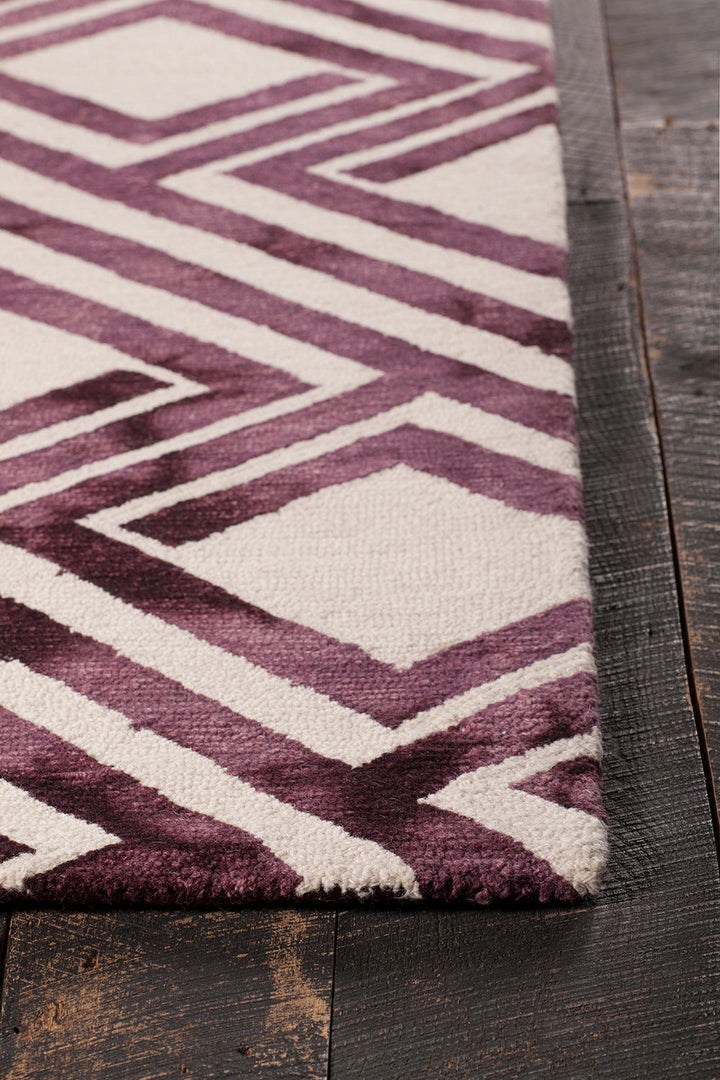 Elvo Hand Tufted Contemporary Wool Elv 33903 Rug Chandra Rugs 4