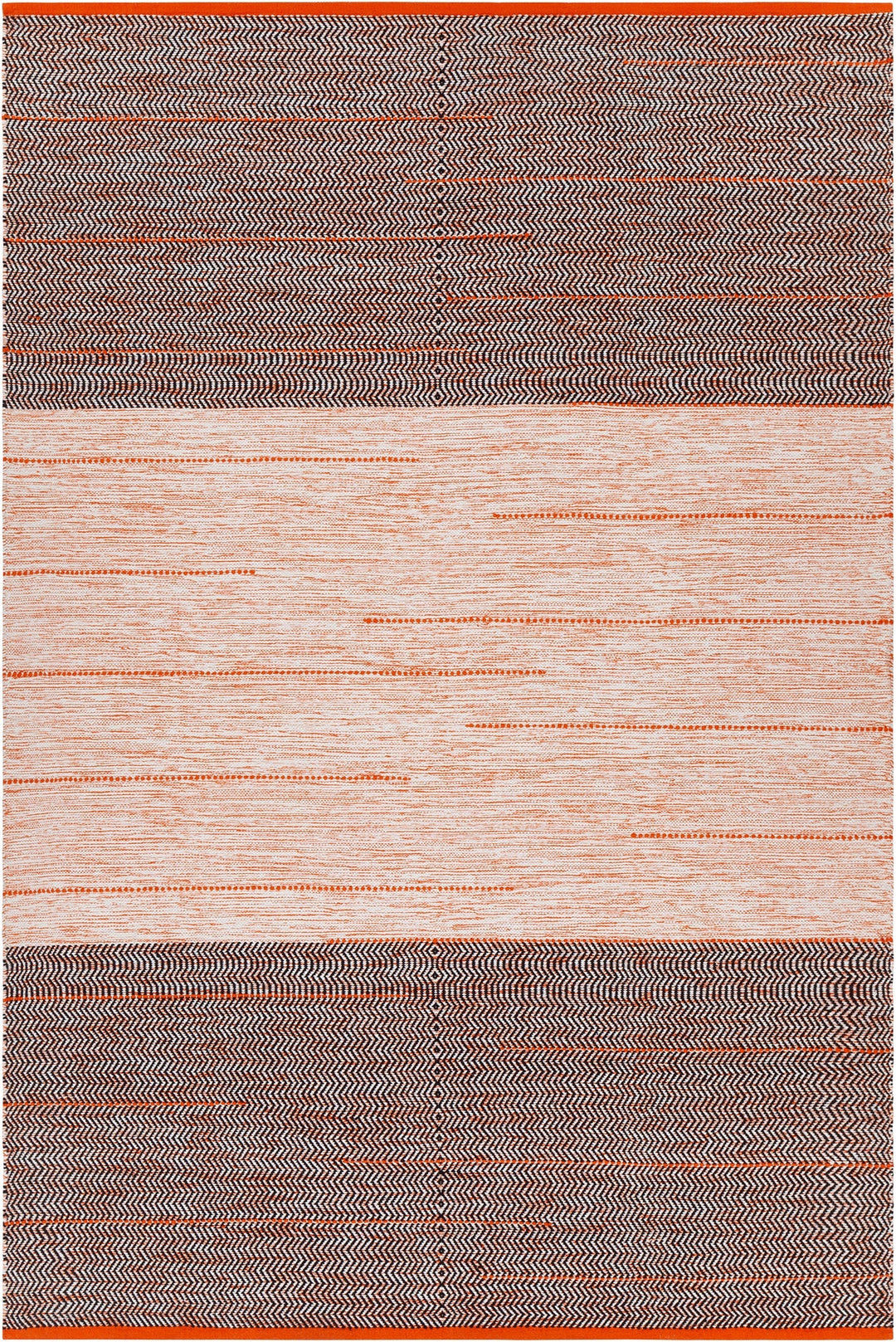 Tanya Hand Woven Flatweave Cotton Tan 45926 Rug Chandra Rugs 1