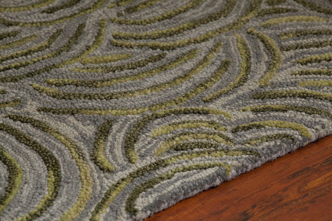 Leia Hand Tufted Contemporay Lei 42202 Rug Chandra Rugs 2