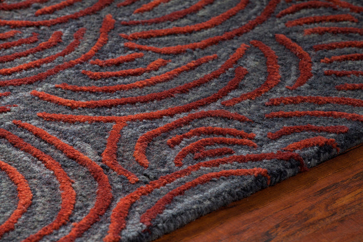 Leia Hand Tufted Contemporay Lei 42203 Rug Chandra Rugs 2