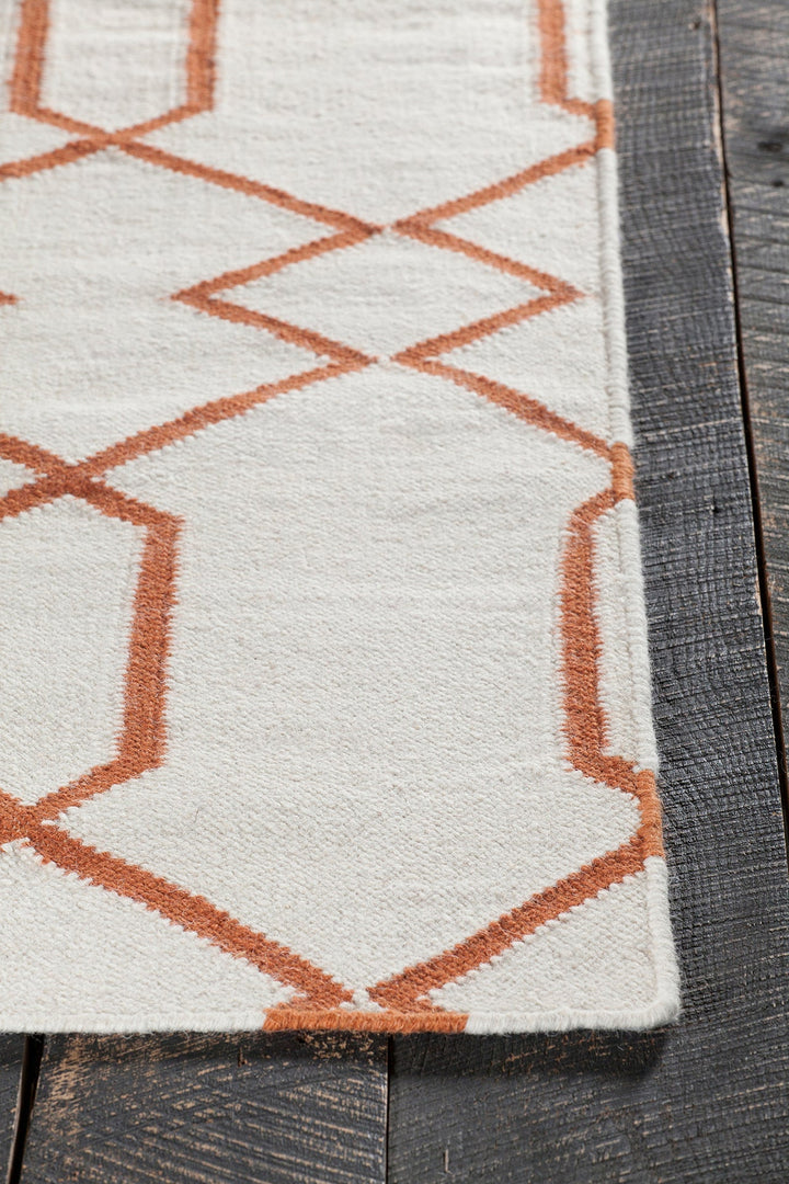 Lima Hand Woven Flatweave Reversible Wool Cotton Lim 25712 Rug Chandra Rugs 4