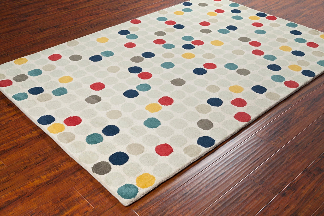 Stella Hand Tufted Contemporary Wool Ste 52219 Rug Chandra Rugs 6