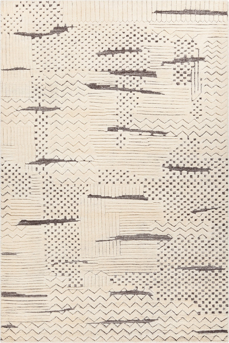 Keeley Hand Knotted Contemporary Kee 57001 Rug Chandra Rugs 1