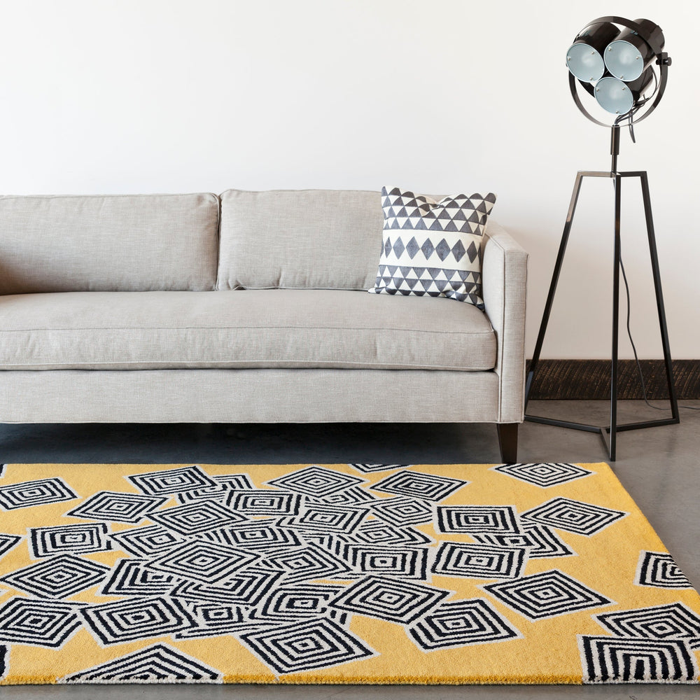 Stella Hand Tufted Contemporary Wool Ste 52215 Rug Chandra Rugs 7