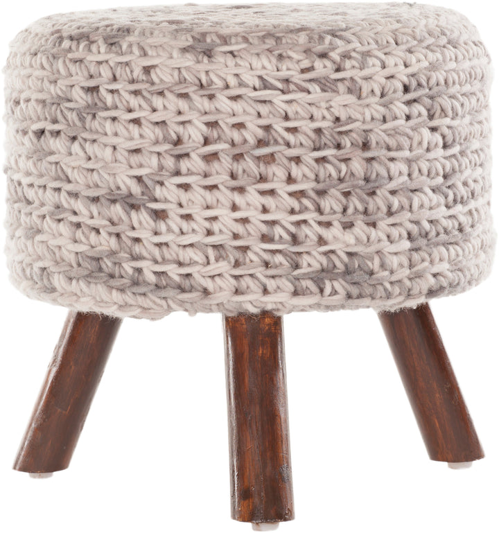 Ida Handmade Contemporary Wool Stool Chandra Rugs Ida40400 Stool 3