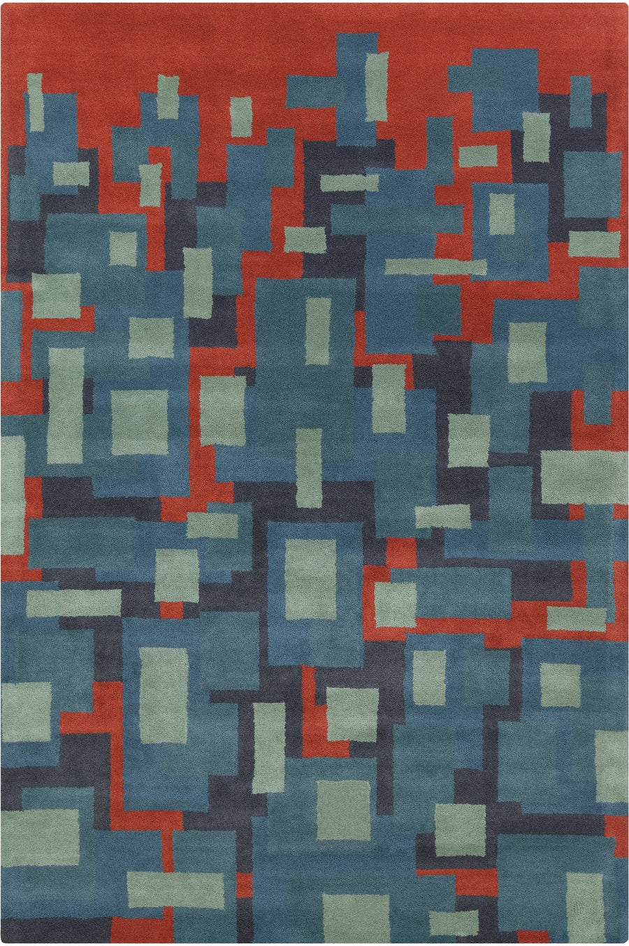 Stella Hand Tufted Contemporary Wool Ste 52249 Rug Chandra Rugs 1