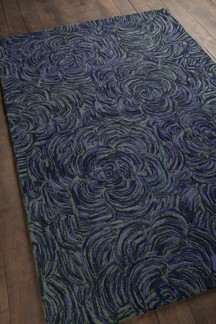 Leia Hand Tufted Contemporay Lei 42201 Rug Chandra Rugs 4