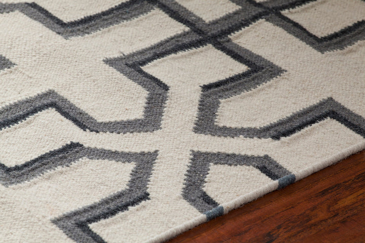 Lima Hand Woven Flatweave Reversible Wool Cotton Lim 25740 Rug Chandra Rugs 3